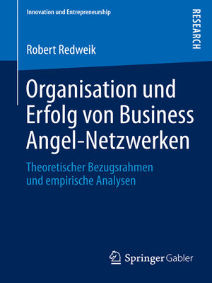 cover image of Organisation und Erfolg von Business Angel-Netzwerken